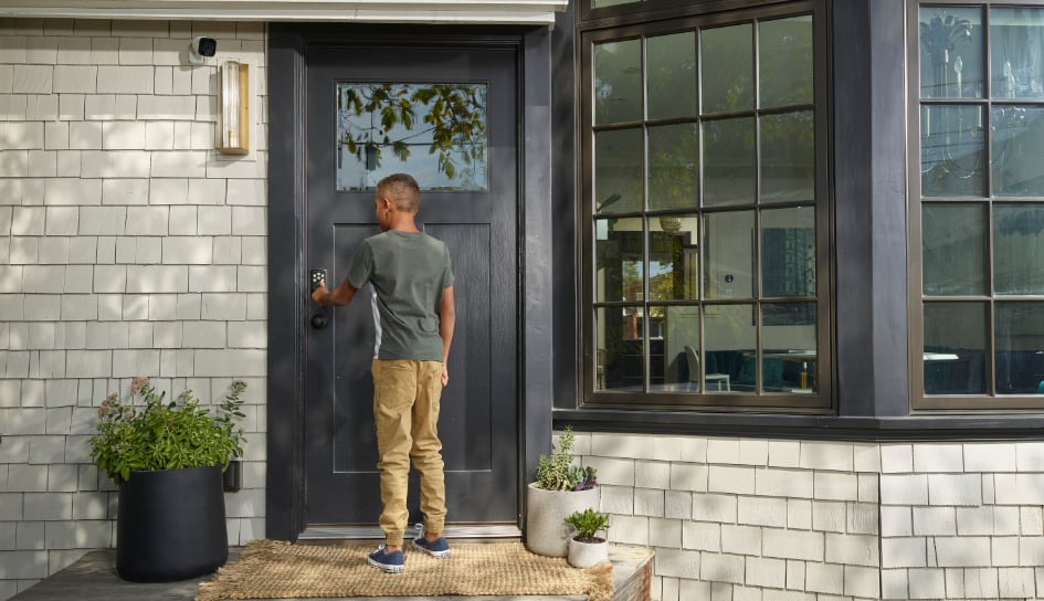 Vivint Smart Lock on home in Champaign