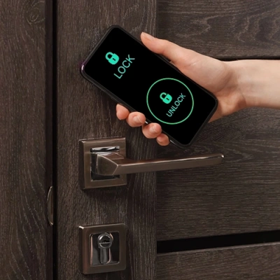 Champaign vivint connected smart lock